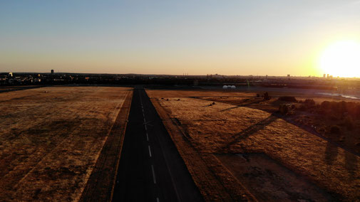 Dreharbeiten zu unserem Musikvideo TAU auf dem Berliner Tempelhofer Feld
