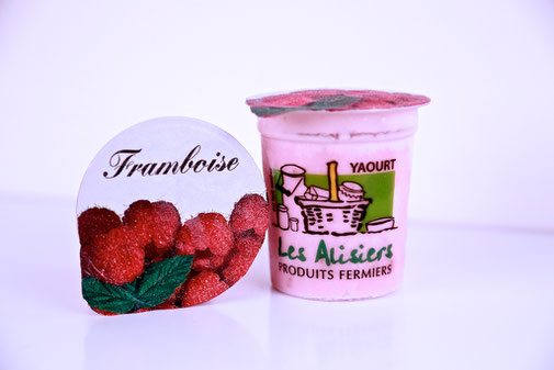 Yaourt Framboise de la ferme des Alisiers