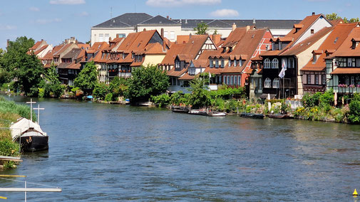 Klein Venedig mit Blick flussabwärts.