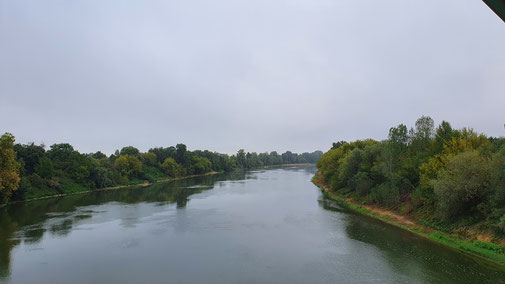 Die Garonne bei Saint-Léger.