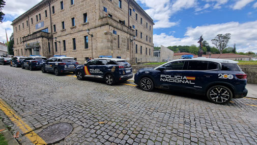 Die Polizei passt gut auf.