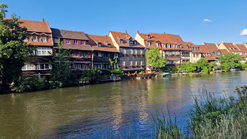 Klein Venedig mit Blick flussaufwärts.