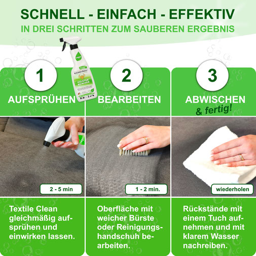 Golden Bull Textile Clean Polsterreiniger einfache Anwendung