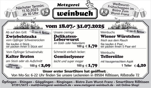 Wochenangebot