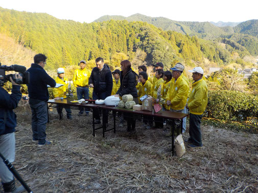 TKUのお正月特別番組「新春お年玉つき玉手箱」の撮影風景1