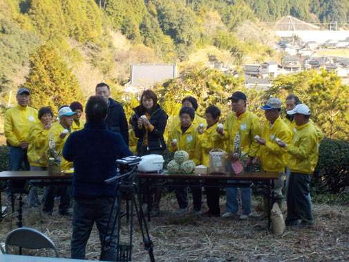 TKUのお正月特別番組「新春お年玉つき玉手箱」の撮影風景2