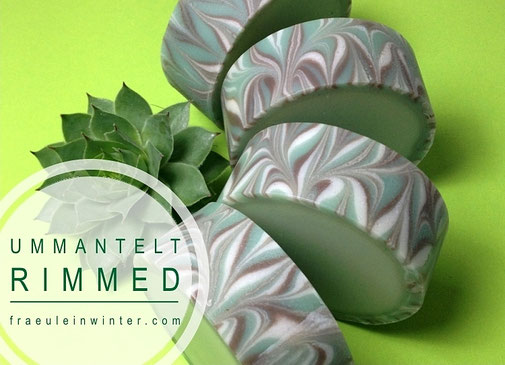 Seife sieden: Ummantelte Seife - Rimmed Soap | Fräulein Winter