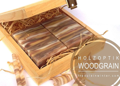 Wood Grain Soap - Holzmaserung in Seife | Fräulein Winter