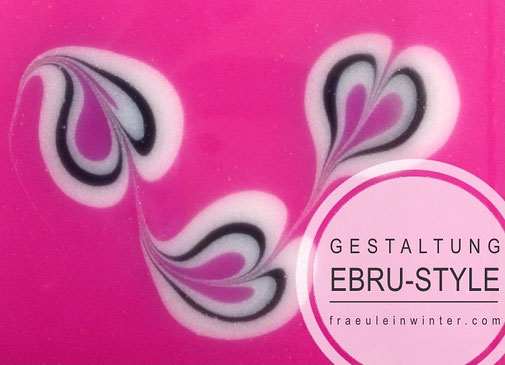 Ebru Technik für selbstgemachte Seife | Fräulein Winter