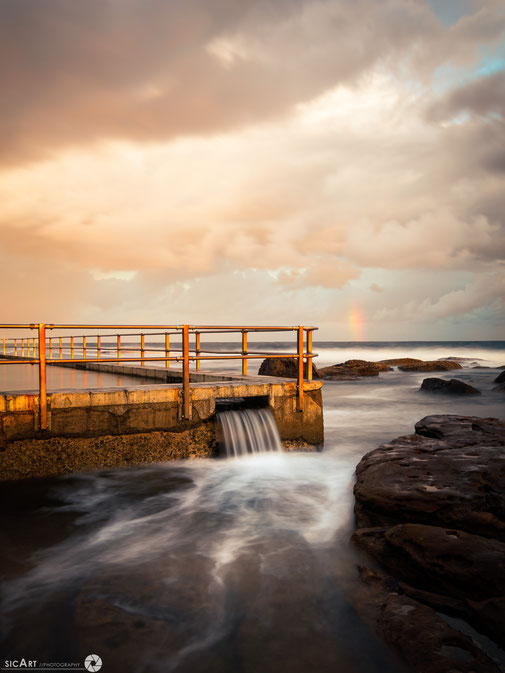 landscape photography sicart rock pool curl curl northern beaches