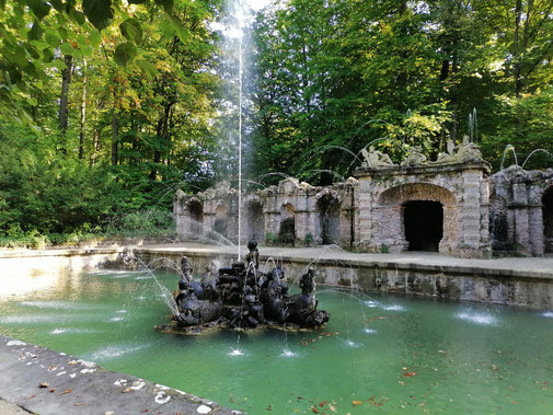 Wasserspiele an der Eremitage Bayreuth