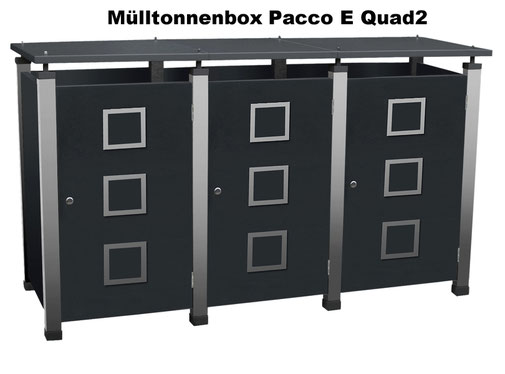 Mülltonnenboxen von Gero-Metall sind auch in Sondergrössen erhältlich.