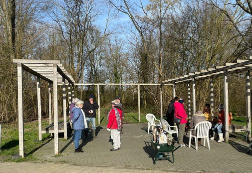 Koffie drinken op de Doe Dag