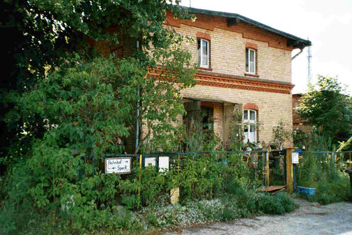 Altes Bahnhofsgebäude in Klockow
