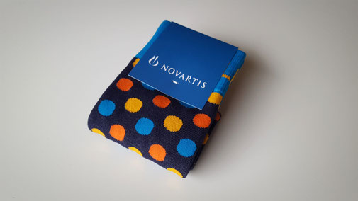 Custom made sokken voor NOVARTIS