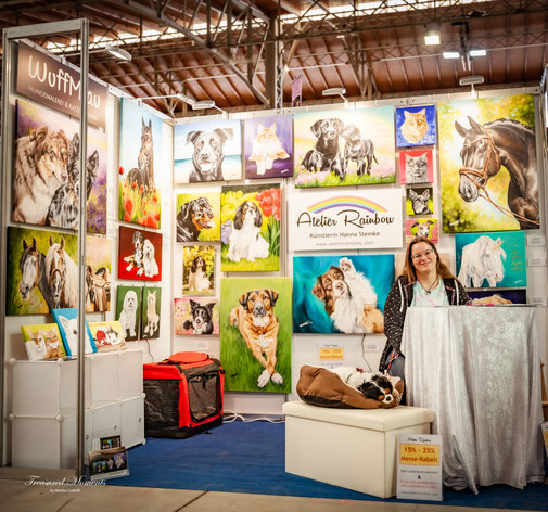 Hufspuren & WuffMiau bei der Tierportrait Ausstellung auf der Haustiermesse Wien (Marx Halle)