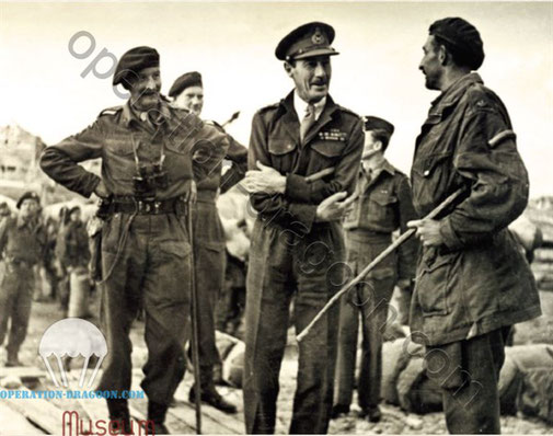 Brigadier Pritchard with General Scobbie at the liberation of Athens, 1945. Source : A Rich Tapestry of Welsh History by Philip Nanney Williams