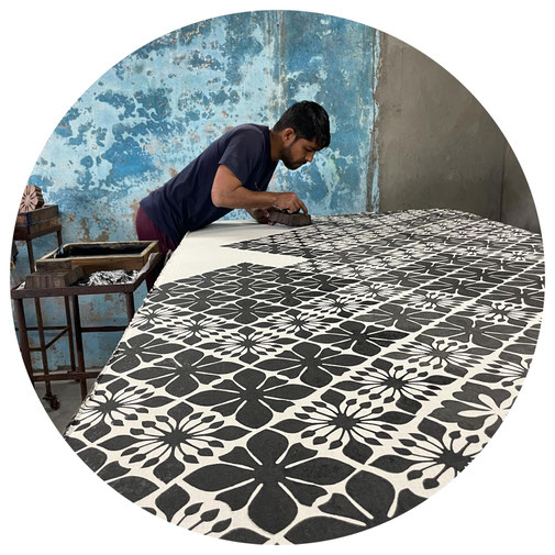 Embark on a guided textile tour of India with us, including blockprinting workshops and cooking classes.