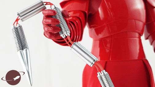 Hot Toys Figuren Review FANwerk Weapon Star Wars Letzten Jedi Praetorian Guard Last Jedi Rey Kylo Snoke