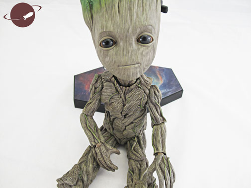 hot toys baby groot sitting pose review fanwerk