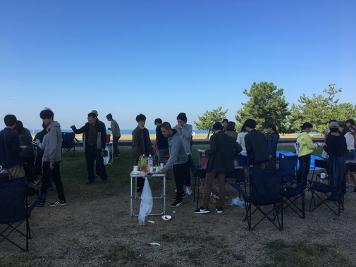 二色の浜遠足バーベキュー