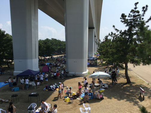 二色の浜公園BBQエリア