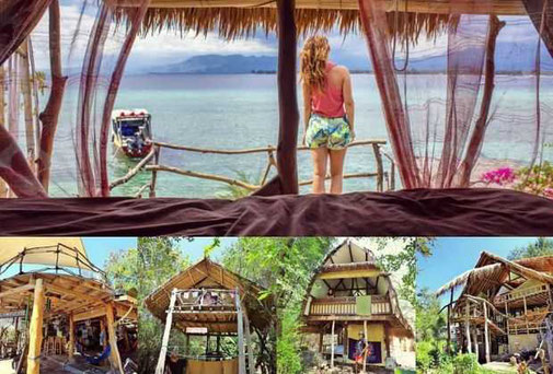 Gili Meno beachfront hostel for sale by owner