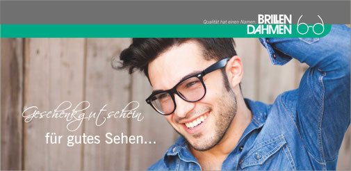 Gutschein Motiv Mann