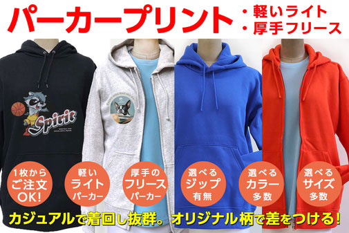 パーカープリント