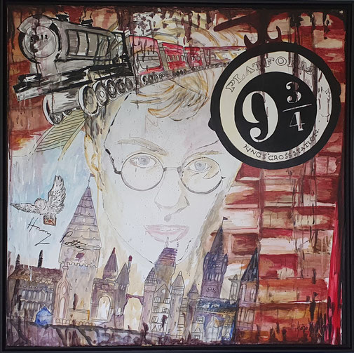 Werk 28, Harry Potter, 100x100cm, Atelier Zippo