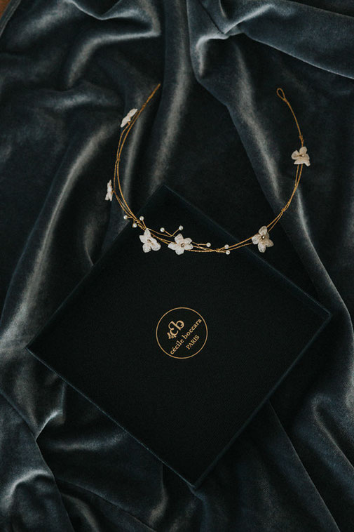 brauthaarschmuck cecile boccara headpiece