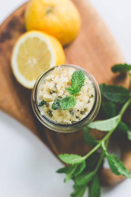 Peeling selbermachen vegan Naturkosmetik