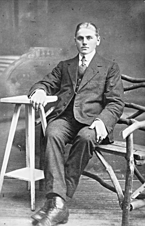 Fritz Schulte im jugendlichen Alter (Foto um 1910)