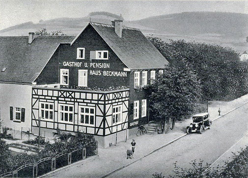 Der "Sauerländer Hof" der Familie Beckmann, vormals Kaufmann