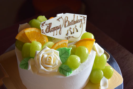 お誕生日　誕生日ケーキ　木更津