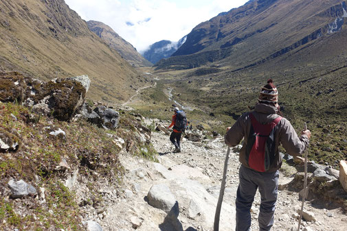 Salkantay trek  descente du col