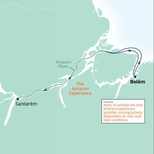 Seabourn Venture Rundreise Belém Route