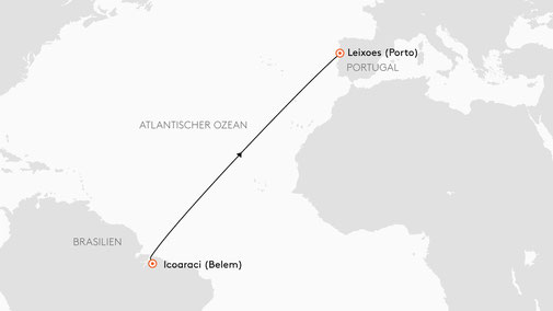 INS2708 Reiseroute mit HANSEATIC inspiration