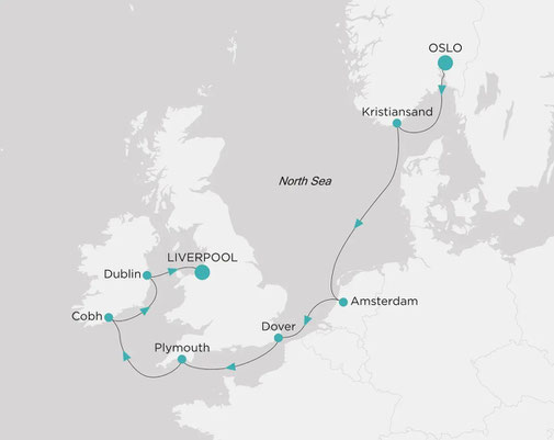 Crystal Serenity | Oslo nach Liverpool