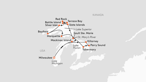 INS2715 Reiseroute mit HANSEATIC inspiration