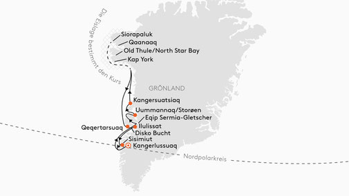 INS2712 Reiseroute mit HANSEATIC inspiration