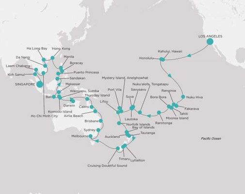 Crystal Cruises - Grand Journey Asien Route
