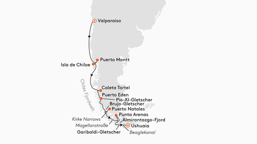 INS2618 Reiseroute mit HANSEATIC inspiration