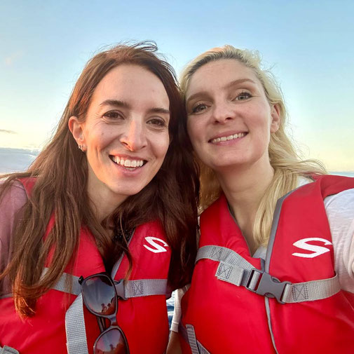 Aniko Clarén und Anne Fischer von Emocean Cruises Reisebericht Galapagos-Inseln