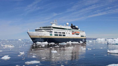MS FRAM im Eismeer