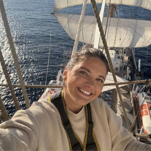 Anne Kessenich von Emocean Cruises an Bord der Sea Cloud Spirit