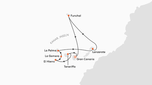 MS EUROPA - EUR2604 Route