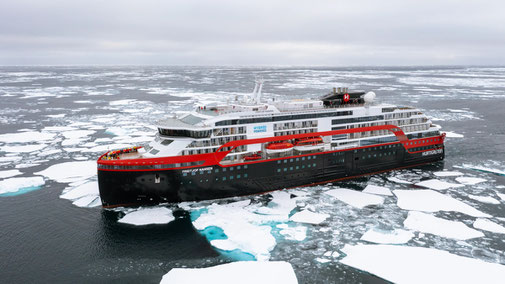 Expeditionsschiffe von Hurtigruten