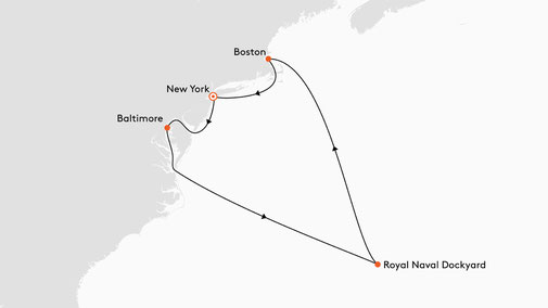 MS EUROPA 2 - EUX2528 Route