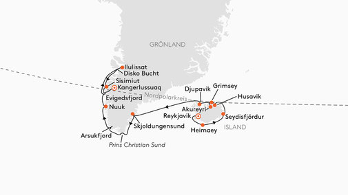 INS2711 Reiseroute mit HANSEATIC inspiration